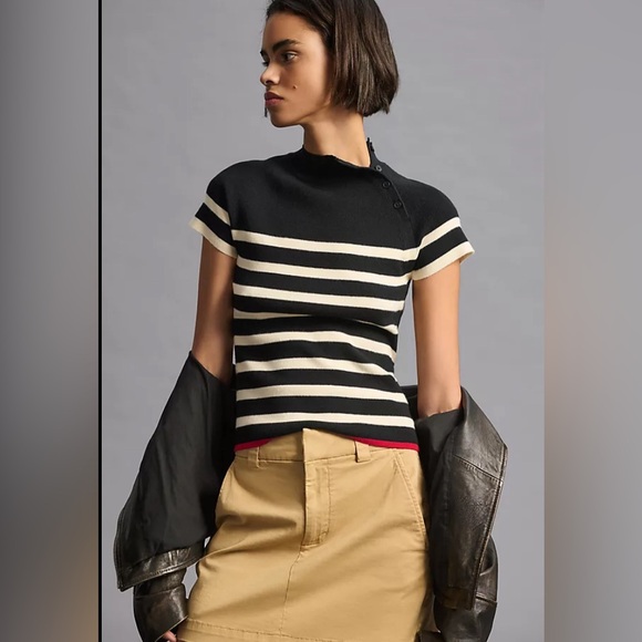 Maeve Sweaters - NWT  Antropogilies Maeve Mock-Neck Sweater Tee Size XS